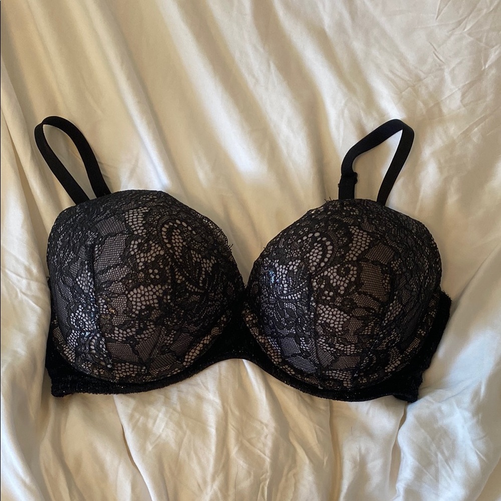 VS black lace push up